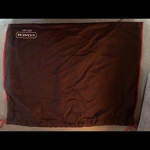 Coach Brown Dust/Protective cover bag